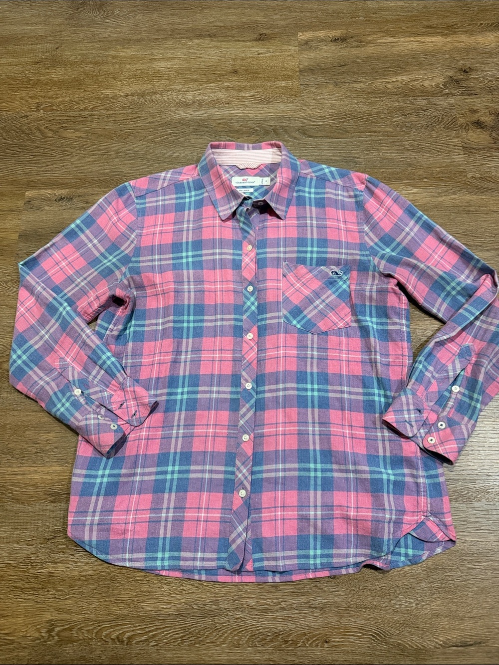 Vineyard Vines Pacific Plaid Chilmark Relaxed Button-Down Shirt - Picture 2 of 6